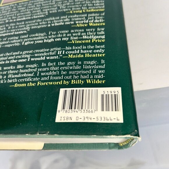 The Wolfgang Puck Cookbook 1986 Signed First Edition, Hardcover, Dust Jacket - Picture 9 of 12